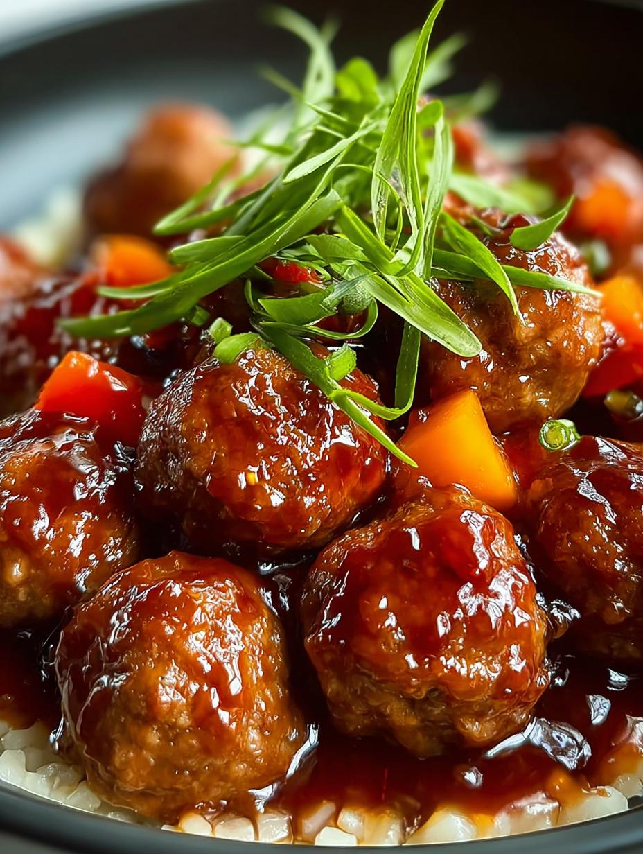 Sweet Sour Meatballs