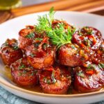 Sweet Spicy Kielbasa Bites