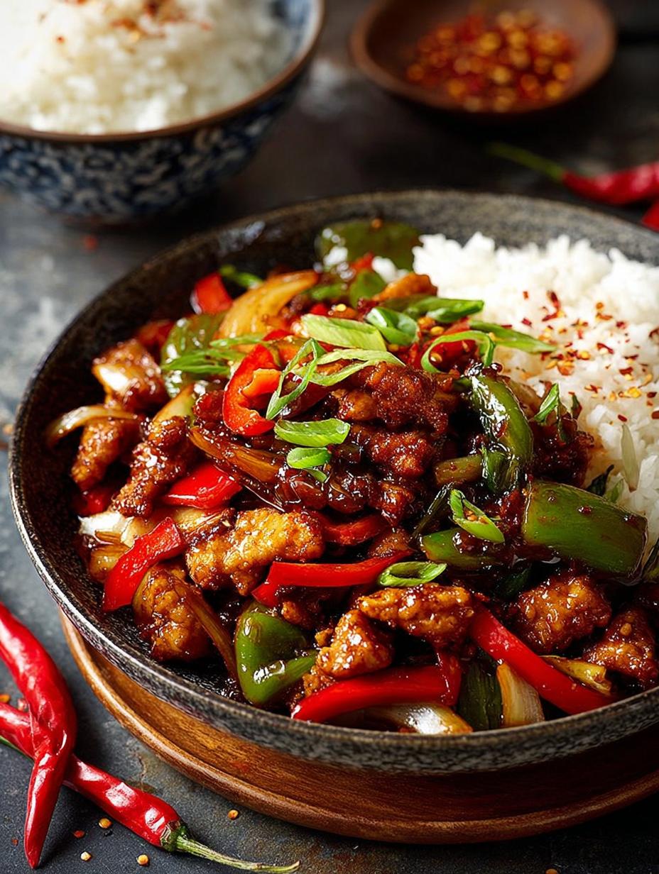 Szechuan Chicken Stir Fry