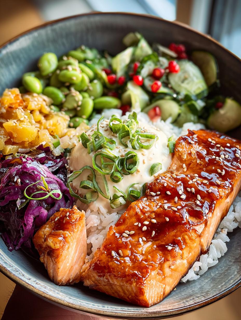Delicious Teriyaki Salmon Bowls for a Healthy Dinner - Teriyaki Salmon Bowls - main visual representation