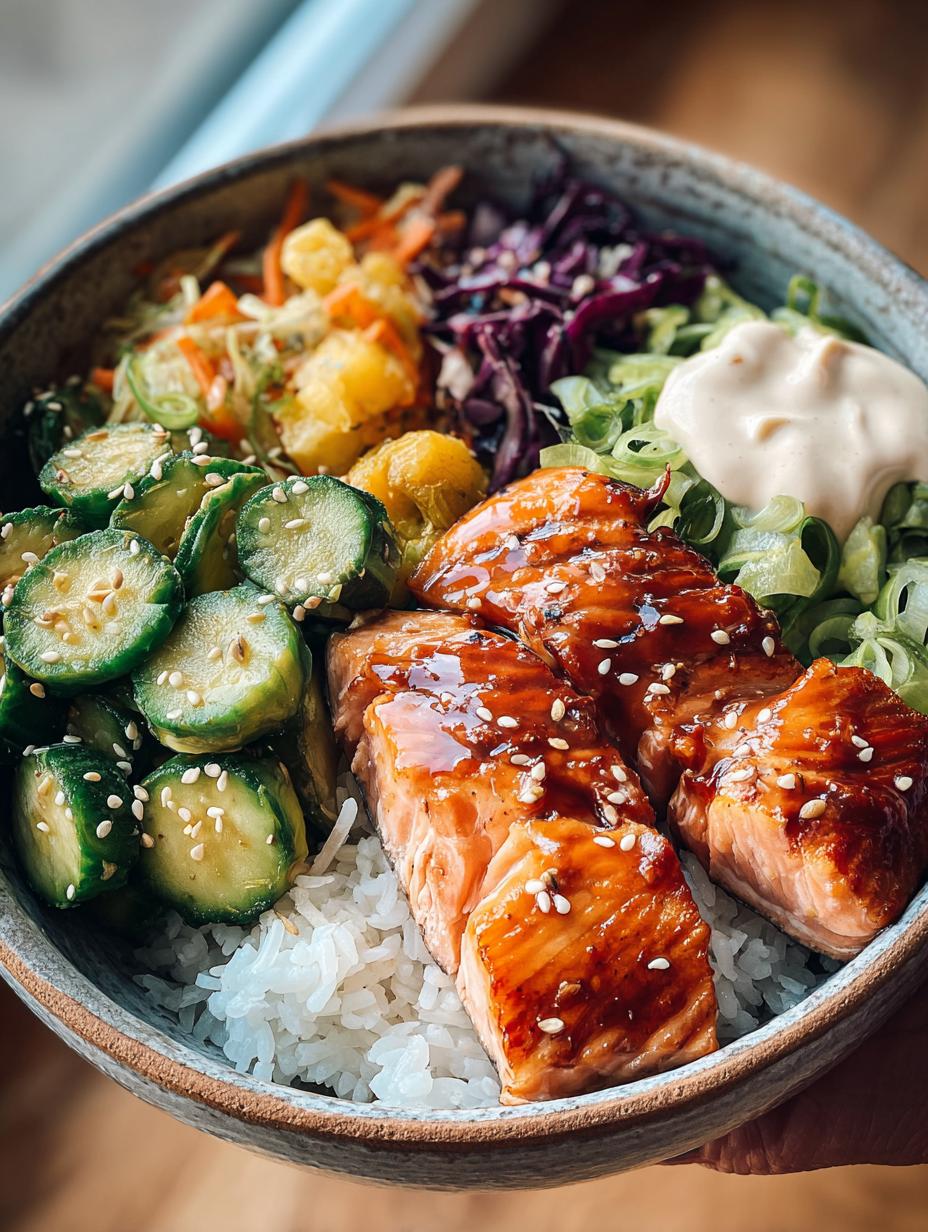 Teriyaki Salmon Bowls