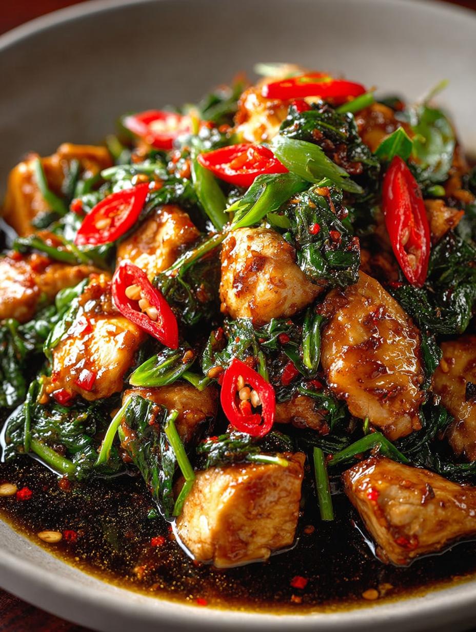 Savory Thai Basil Chicken Stir for Busy Nights - Thai Basil Chicken Stir - main visual representation
