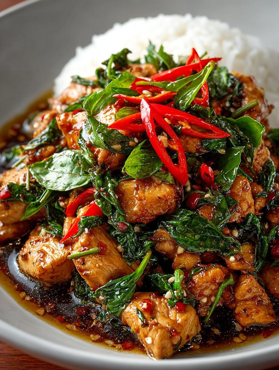 Savory Thai Basil Chicken Stir for Busy Nights - Thai Basil Chicken Stir - additional detail