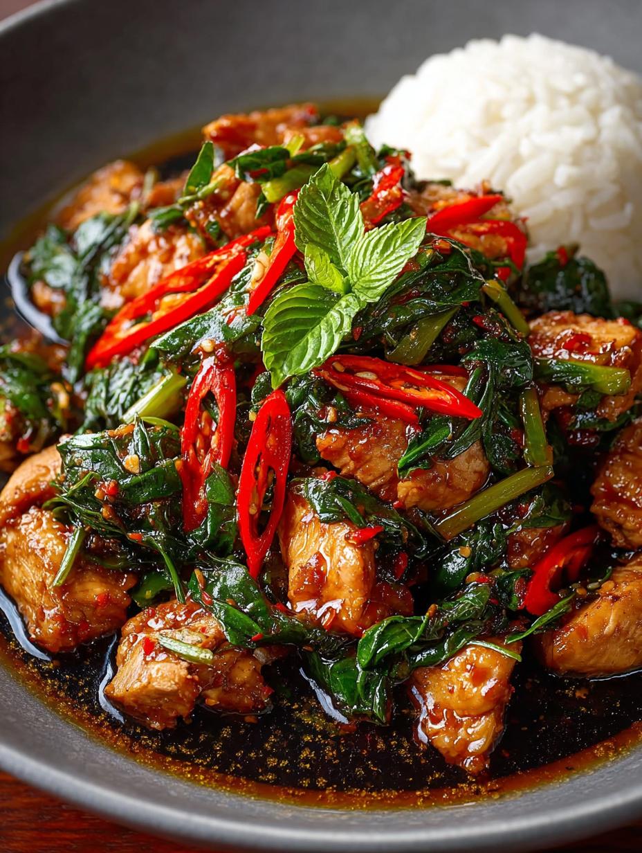 Thai Basil Chicken Stir