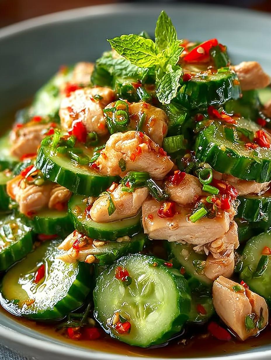 Thai Cucumber Salad with Chicken: 7 Bold Flavors to Savor - Thai Cucumber Salad with - additional detail