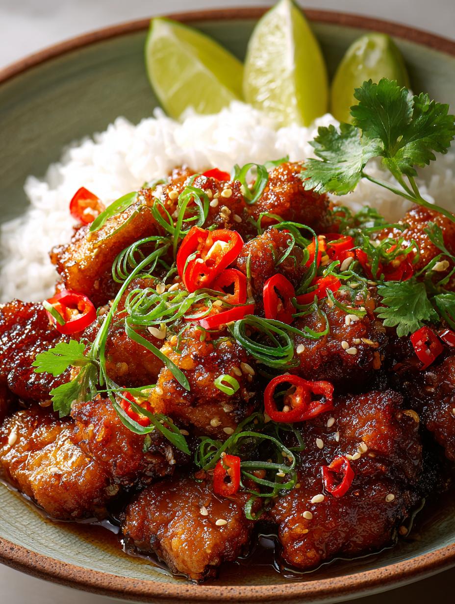 Thai Sweet Chili Chicken: Crispy, Sticky Sensation - Thai Sweet Chili Chicken - additional detail