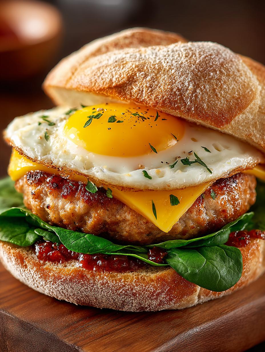 Turkey Sausage Breakfast Sandwich: A Healthy Morning Boost - Turkey Sausage Breakfast Sandwich - main visual representation