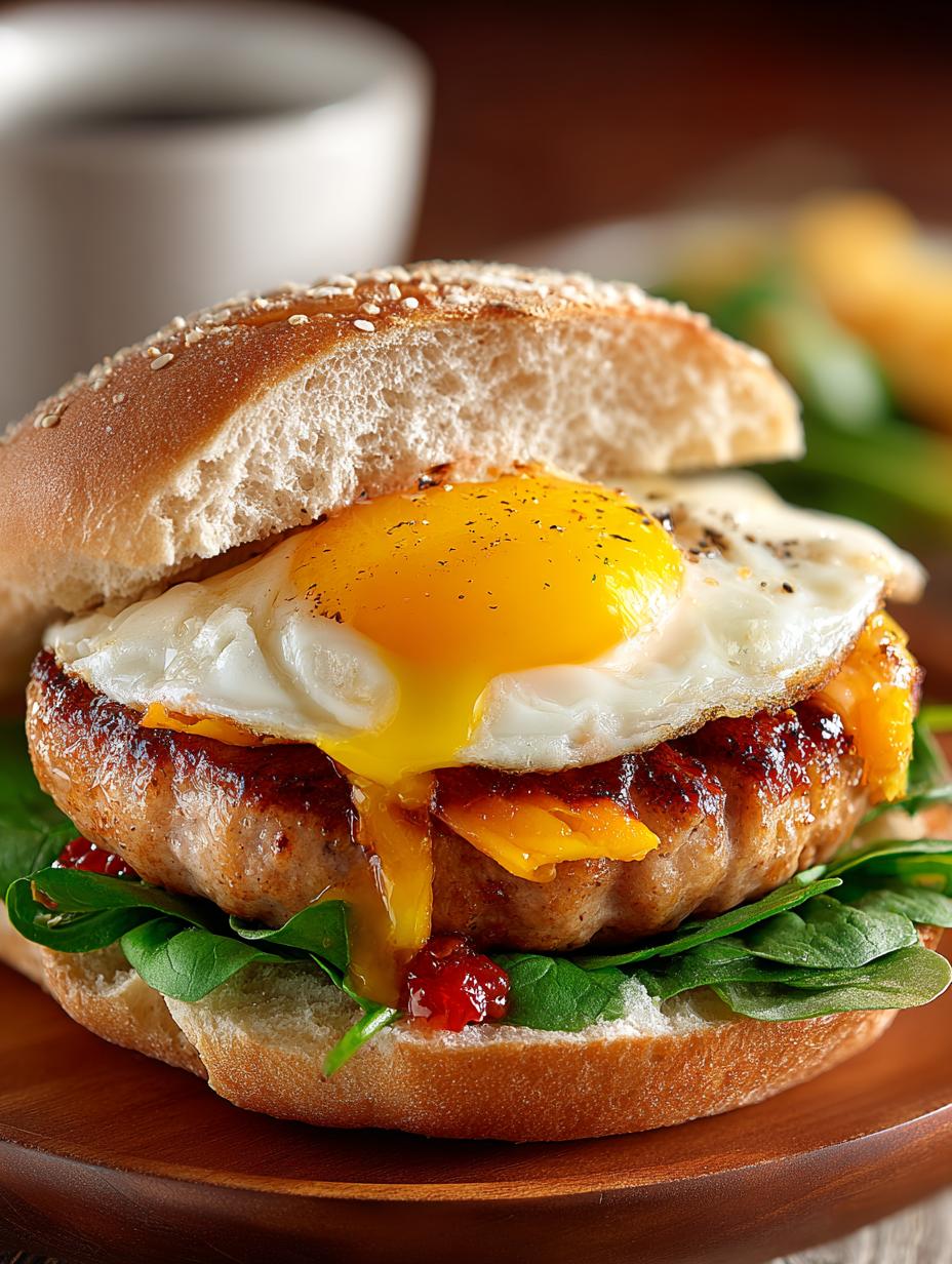 Turkey Sausage Breakfast Sandwich: A Healthy Morning Boost - Turkey Sausage Breakfast Sandwich - additional detail
