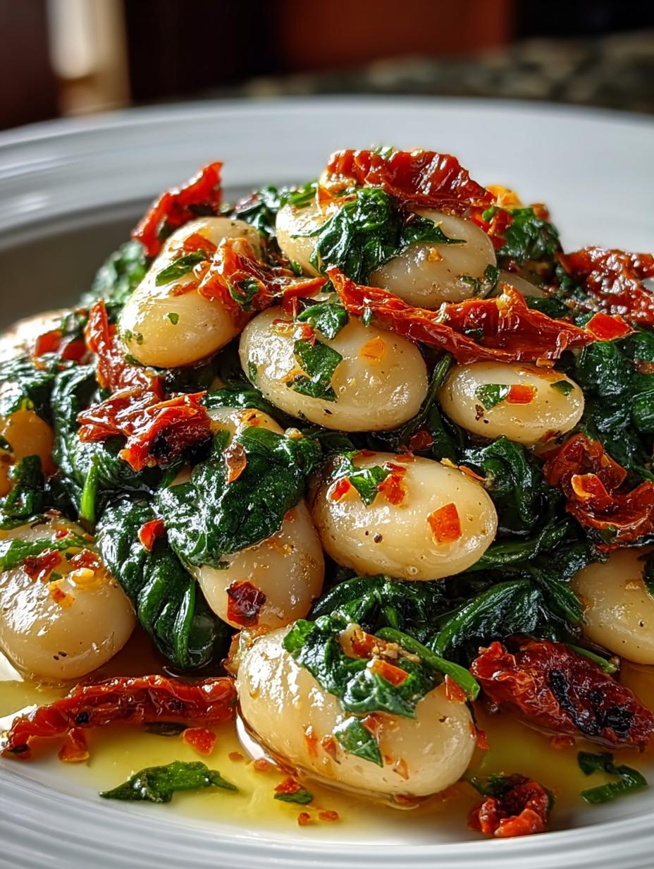 Tuscan Butter Beans with Spinach: A Creamy Delight - Tuscan Butter Beans with - additional detail