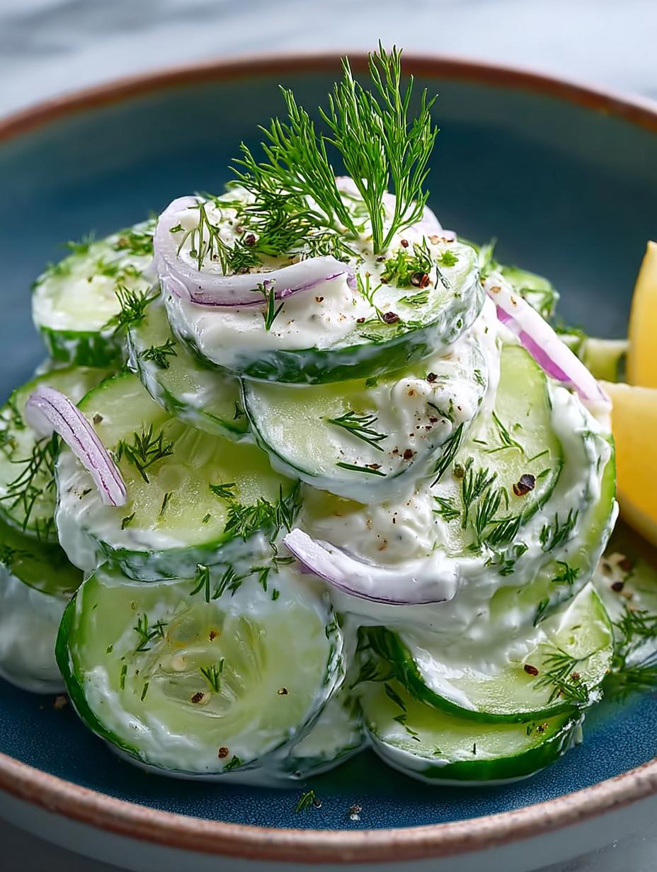 Tzatziki Cucumber Salad