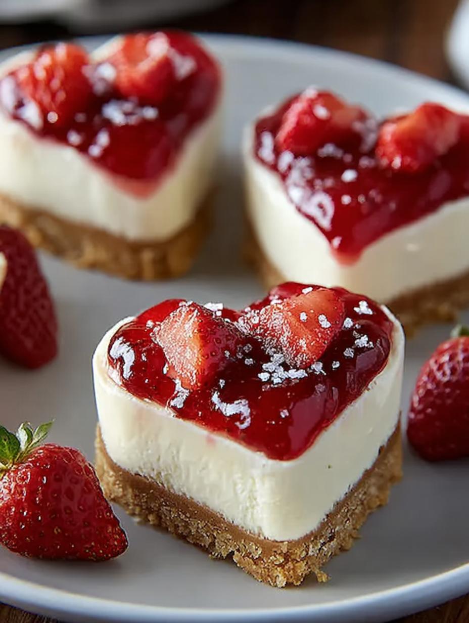 Valentines Day Cheesecake Hearts: 12 Sweet Mini Delights - Valentines Day Cheesecake Hearts - additional detail