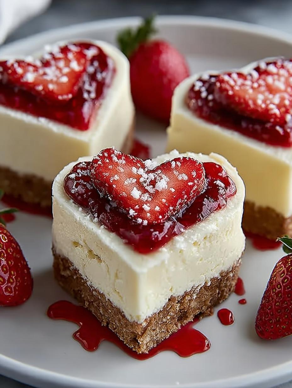Valentines Day Cheesecake Hearts: 12 Sweet Mini Delights - Valentines Day Cheesecake Hearts - additional detail