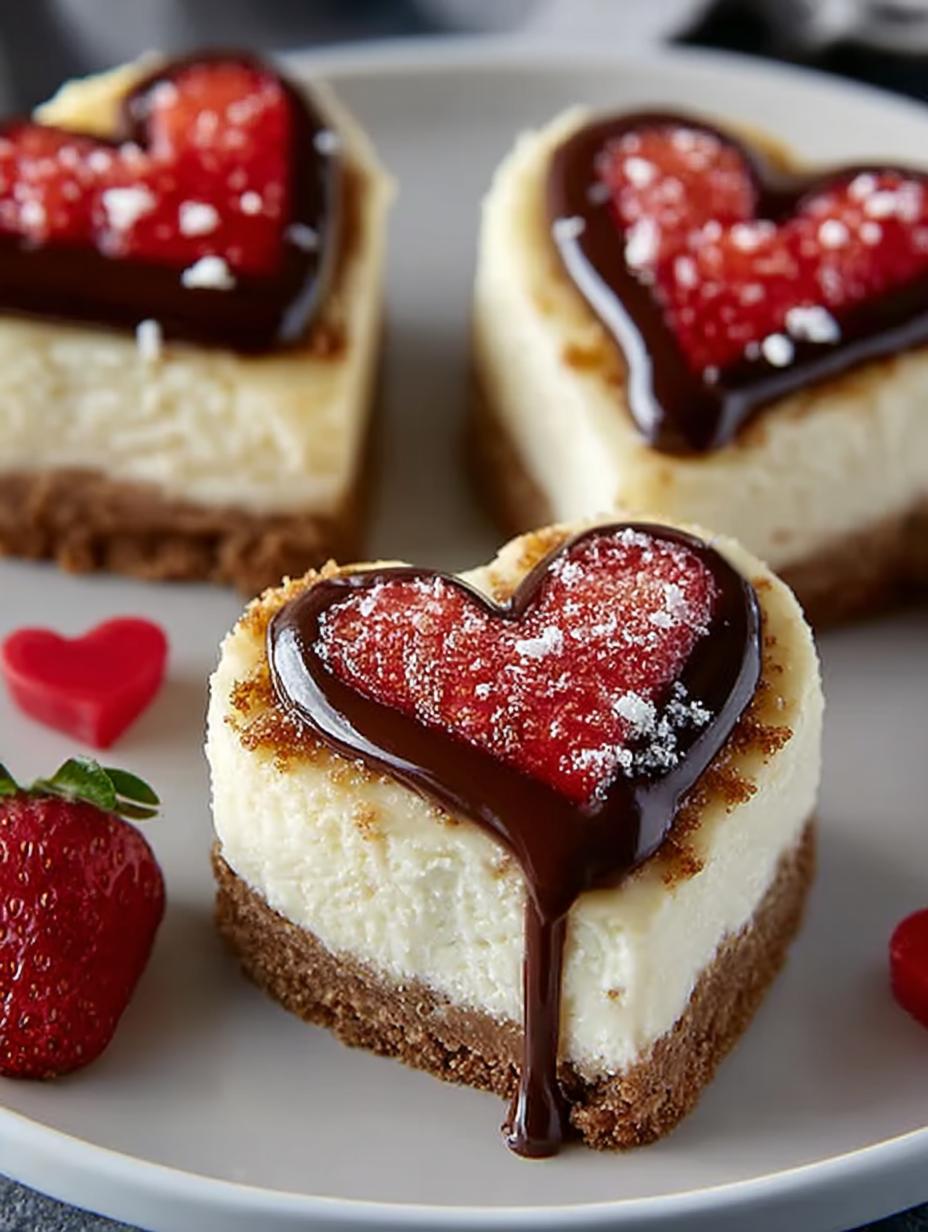 Valentines Day Cheesecake Hearts