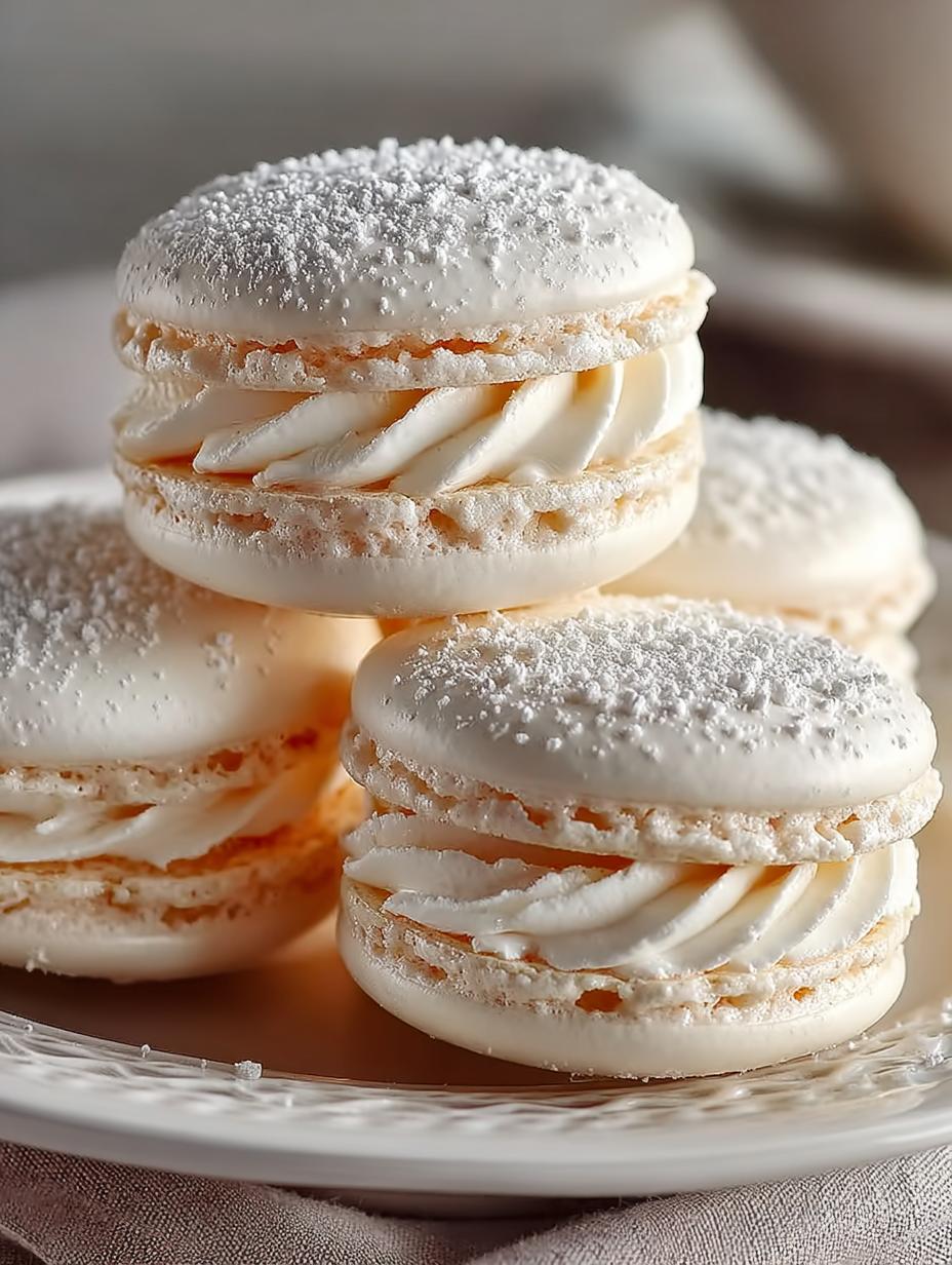 Vanilla Macarons Timeless Delight