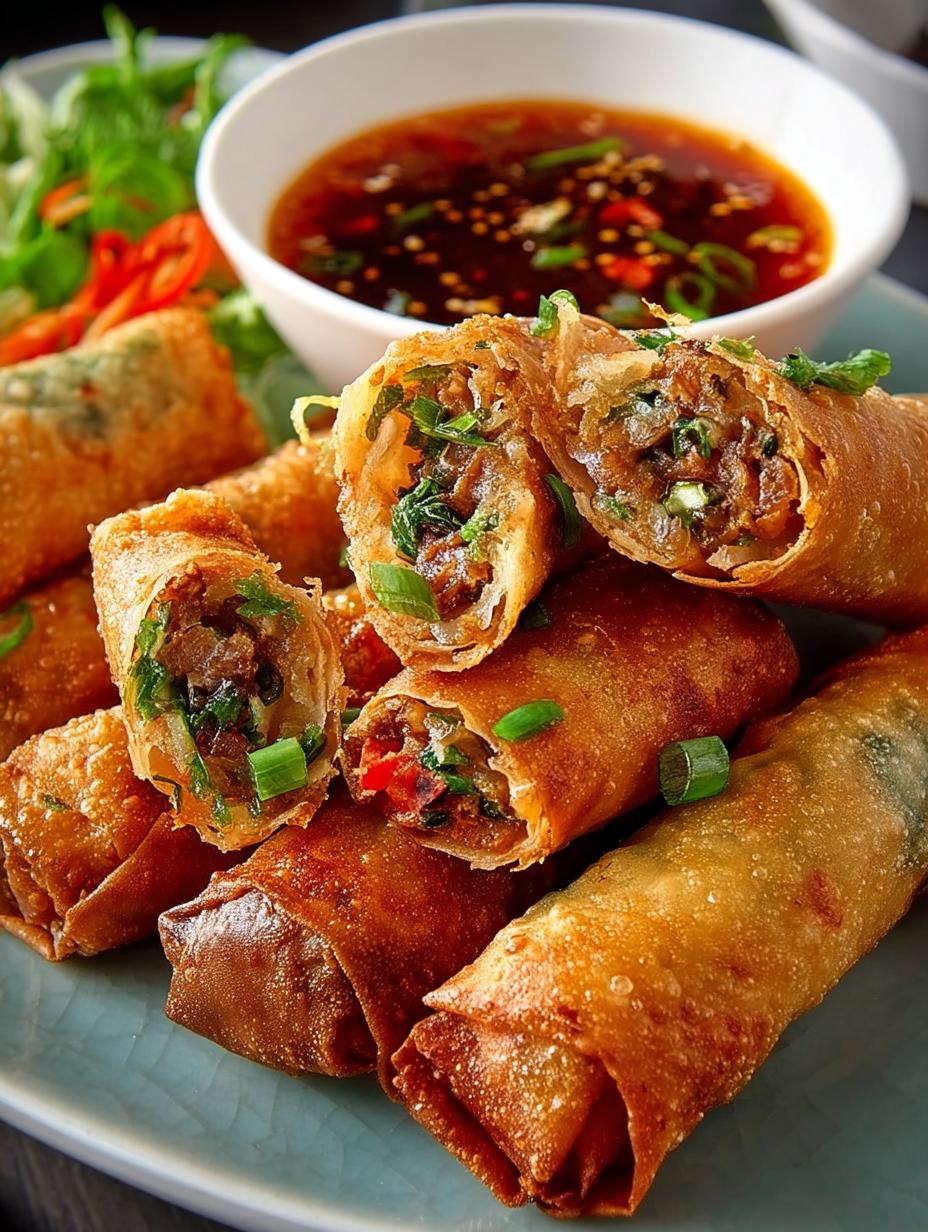Vegan Lumpiang Shanghai: 12 Crispy Vegan Spring Rolls 4 Vegan Lumpiang Shanghai: 12 Crispy Vegan Spring Rolls - Vegan Lumpiang Shanghai - main visual representation