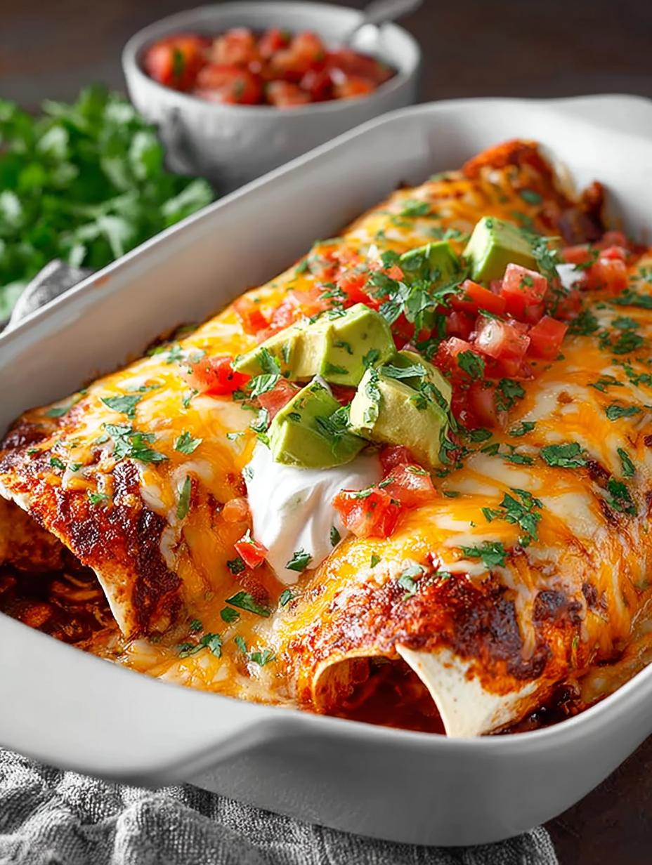Vegetarian Enchiladas with Black