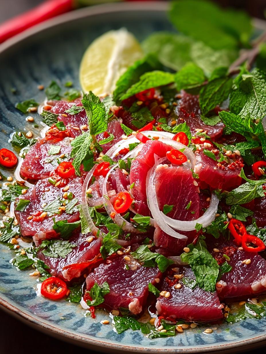 Vietnamese Beef Carpaccio