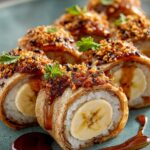 Warm Banana Sushi Rolls
