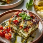 White Bean Pesto Bake