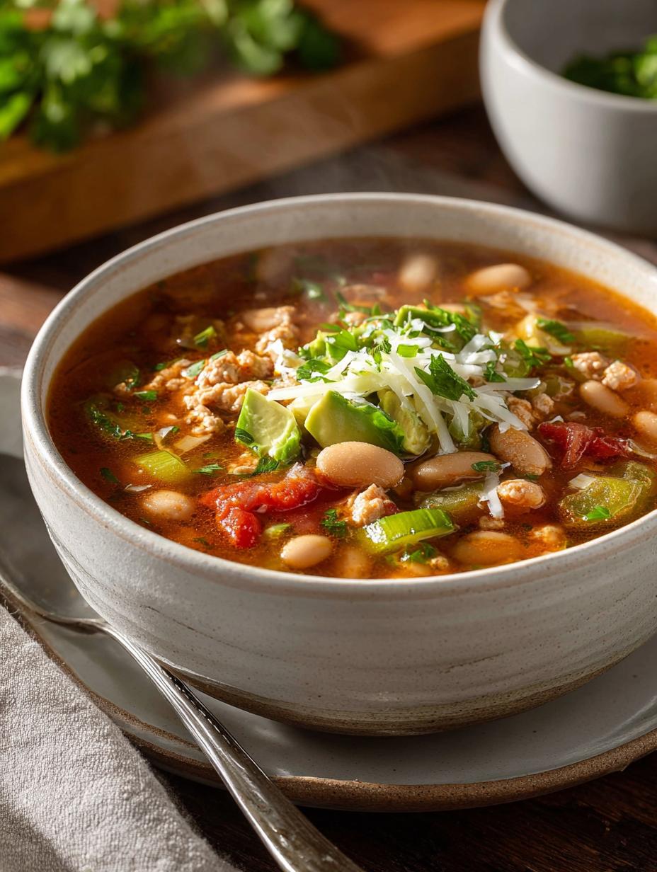 White Bean Turkey Chili: A Comforting One-Pot Delight 4 White Bean Turkey Chili: A Comforting One-Pot Delight - White Bean Turkey Chili - main visual representation