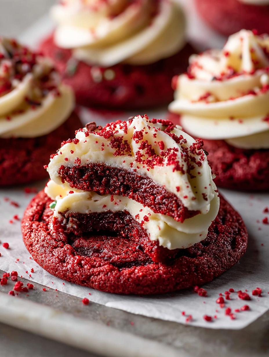 #comment 3657: Irresistible Frosted Red Velvet Cupcake Cookies - #comment 3657 - additional detail