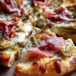 Artichoke Pizza with Prosciutto