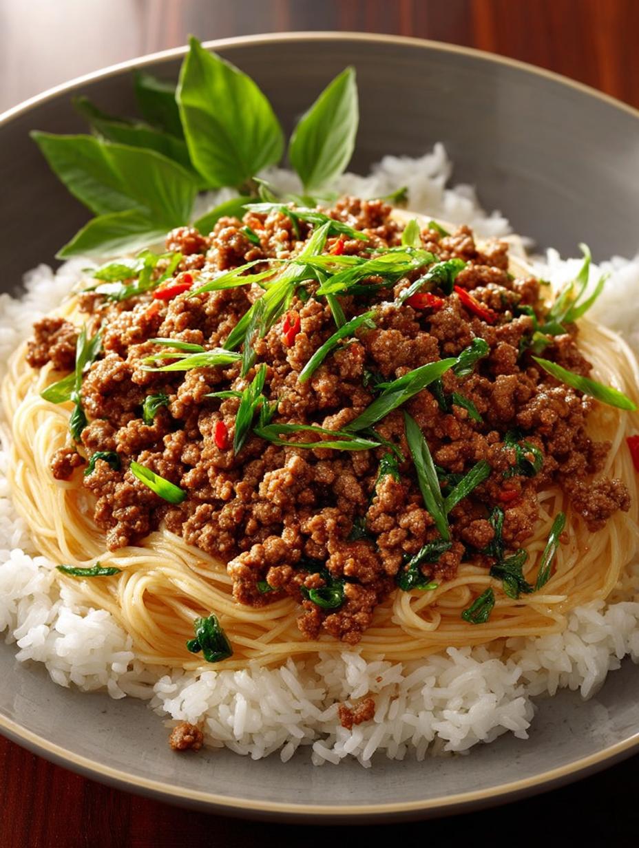 Asian Style Ground Beef
