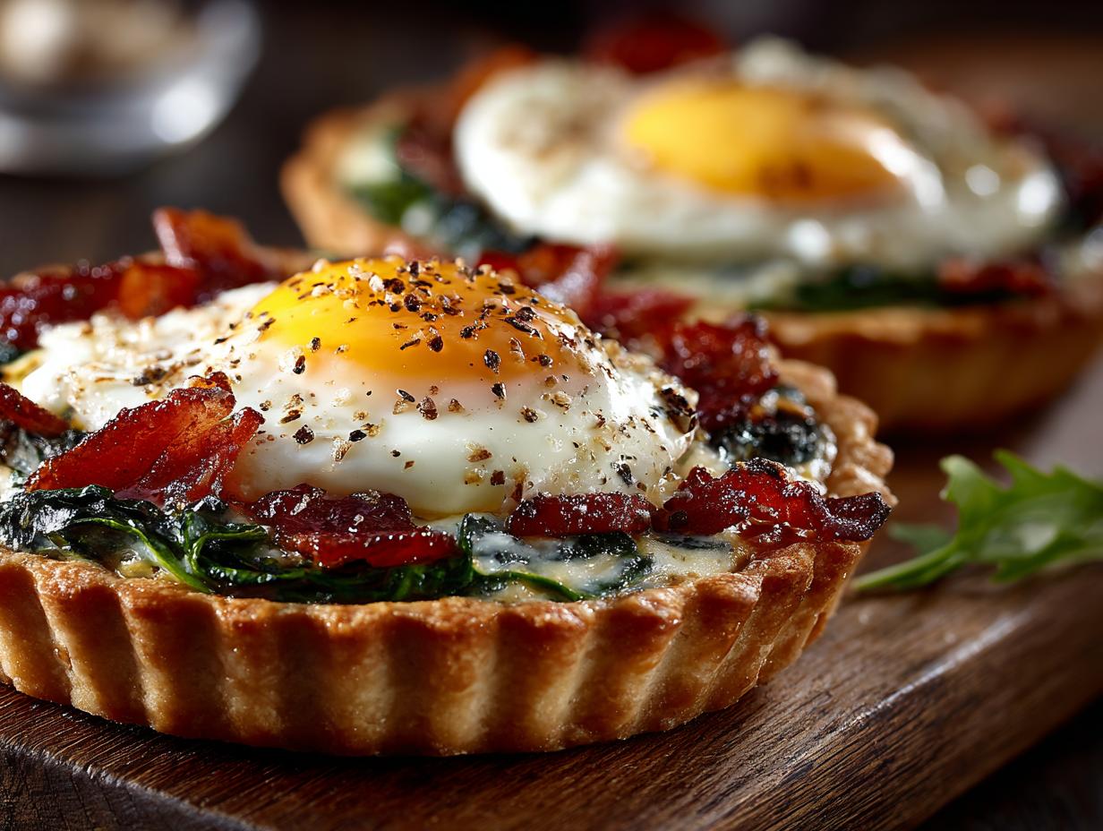 Bacon Egg Breakfast Tarts