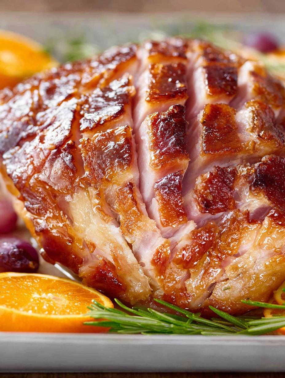 Baked Ham: 10 Steps to Perfectly Glazed Delight 5 Baked Ham: 10 Steps to Perfectly Glazed Delight - Baked Ham - additional detail