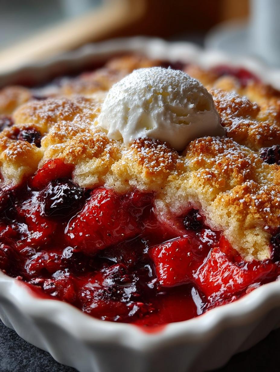 Berry Cobbler: 5 Steps to a Joyful Dessert Experience - Berry Cobbler - additional detail