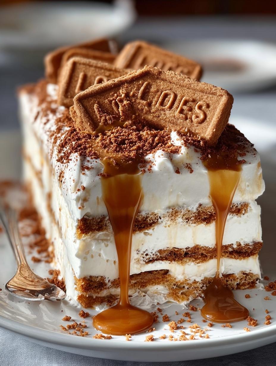 Biscoff Icebox Cake