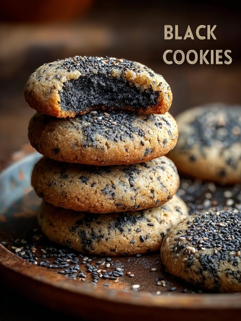 Black Sesame Cookies