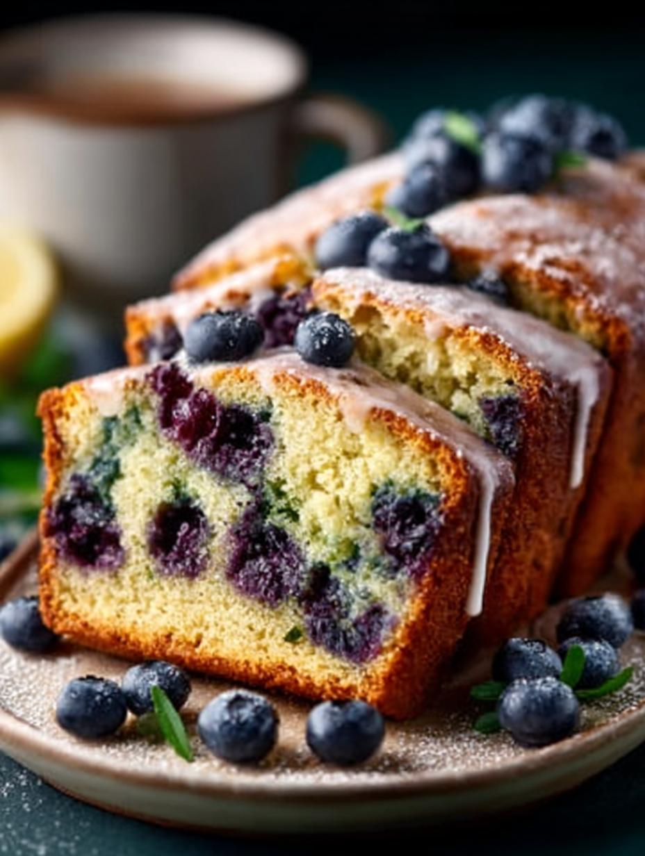 Delicious Blueberry Zucchini Lemon Loaf Recipe - Blueberry Zucchini Lemon Loaf - additional detail
