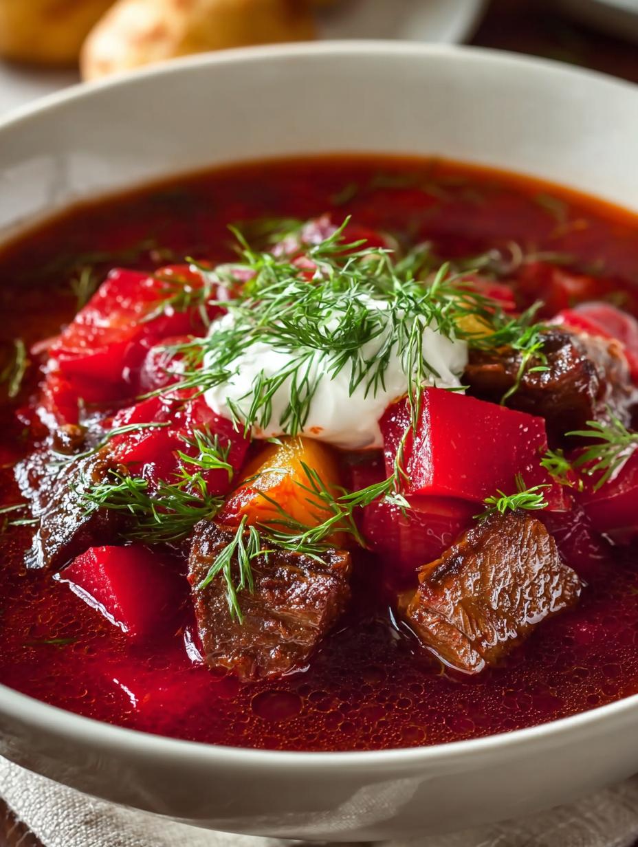 Borscht: 5 Heartwarming Variations to Try Today - Borscht - additional detail