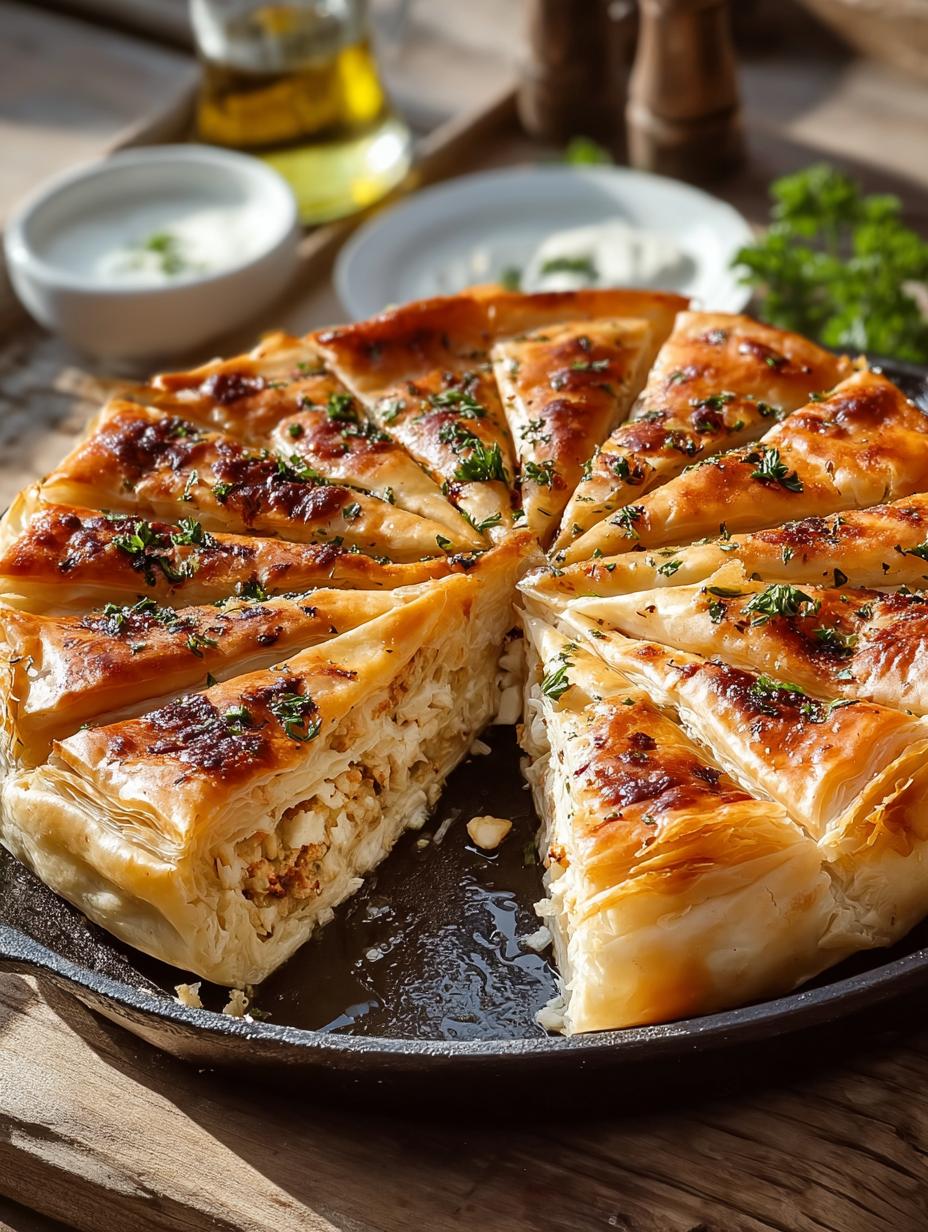 Bosnian Burek Savoury Filled