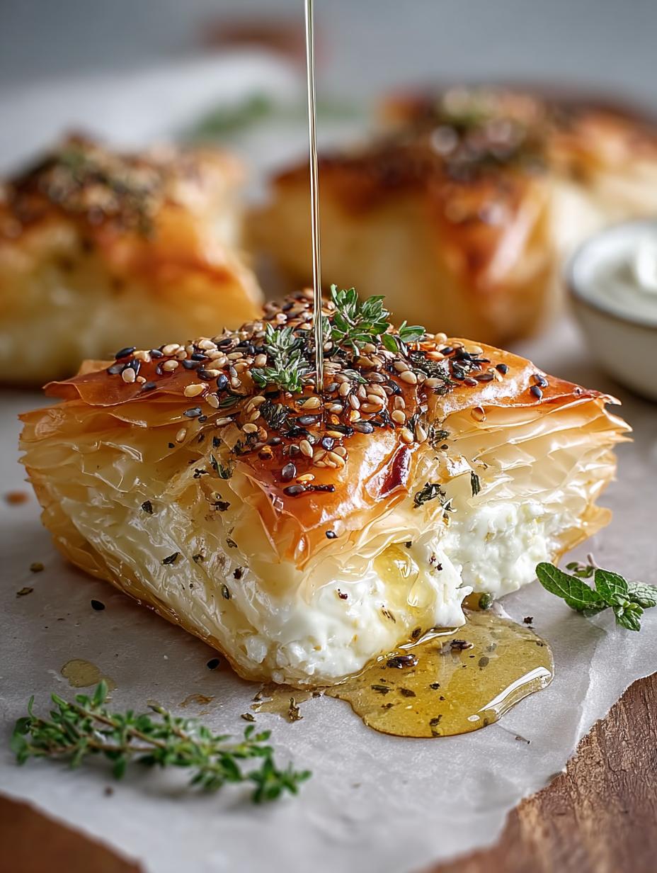 Bow Shaped Feta Phyllo