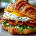 Breakfast Croissant Sandwich