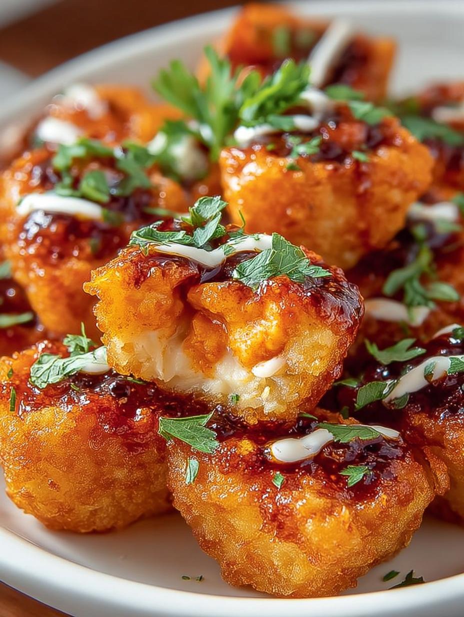 Buffalo Chicken Tater Tot