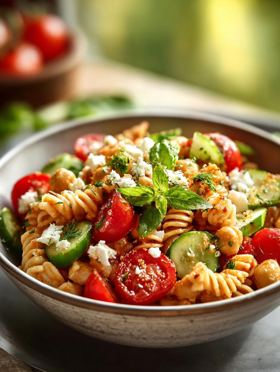 Buffalo Chickpea Pasta Salad: 7 Flavorful Secrets - Buffalo Chickpea Pasta Salad - main visual representation