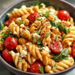 Buffalo Chickpea Pasta Salad