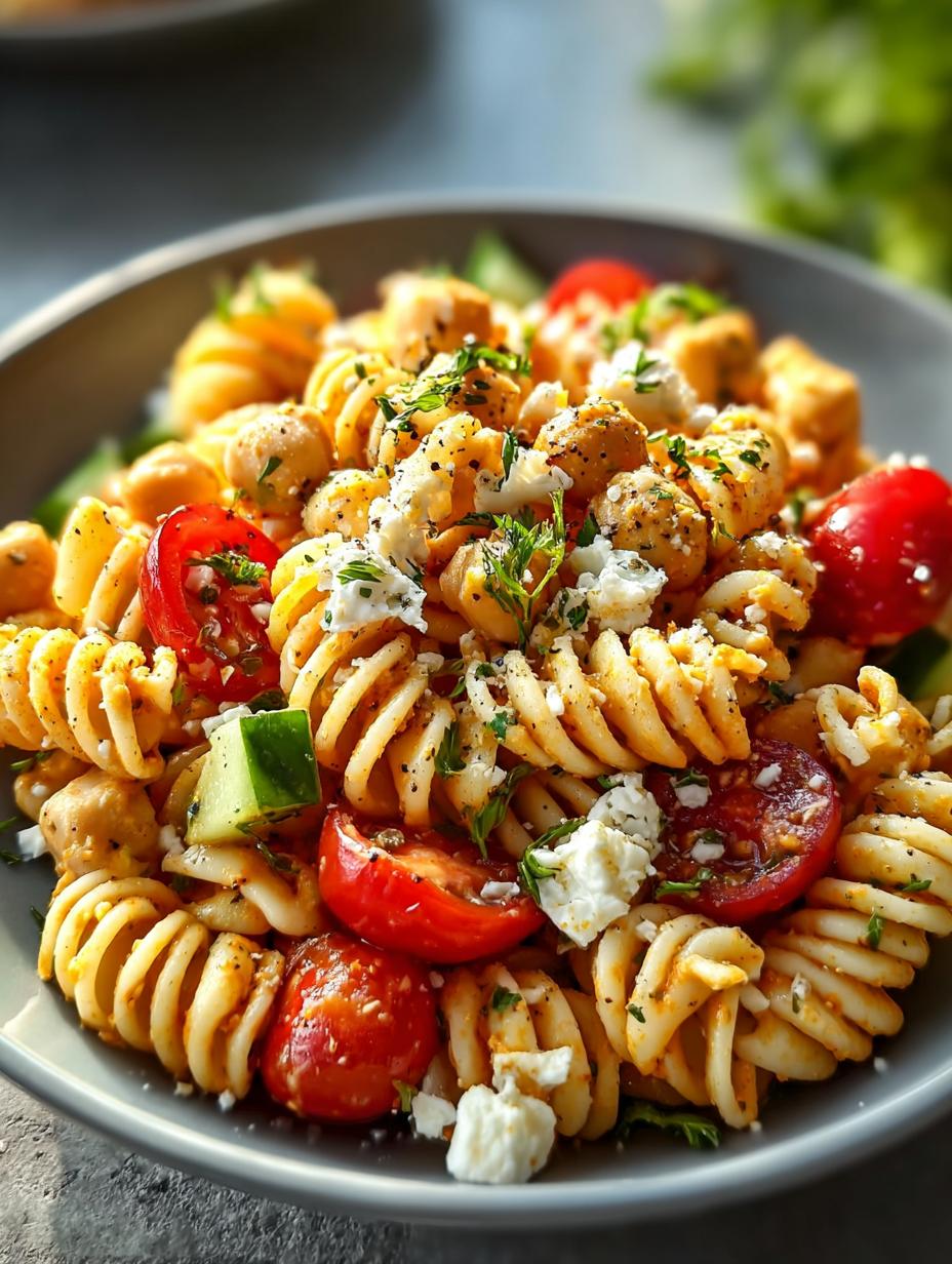 Buffalo Chickpea Pasta Salad: 7 Flavorful Secrets - Buffalo Chickpea Pasta Salad - additional detail