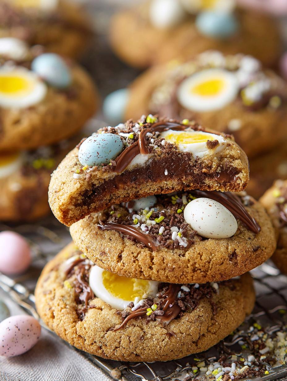 Delicious Cadbury Egg Cookies for Easter Treats 4 Delicious Cadbury Egg Cookies for Easter Treats - Cadbury Egg Cookies - main visual representation