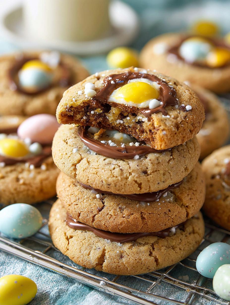 Cadbury Egg Cookies