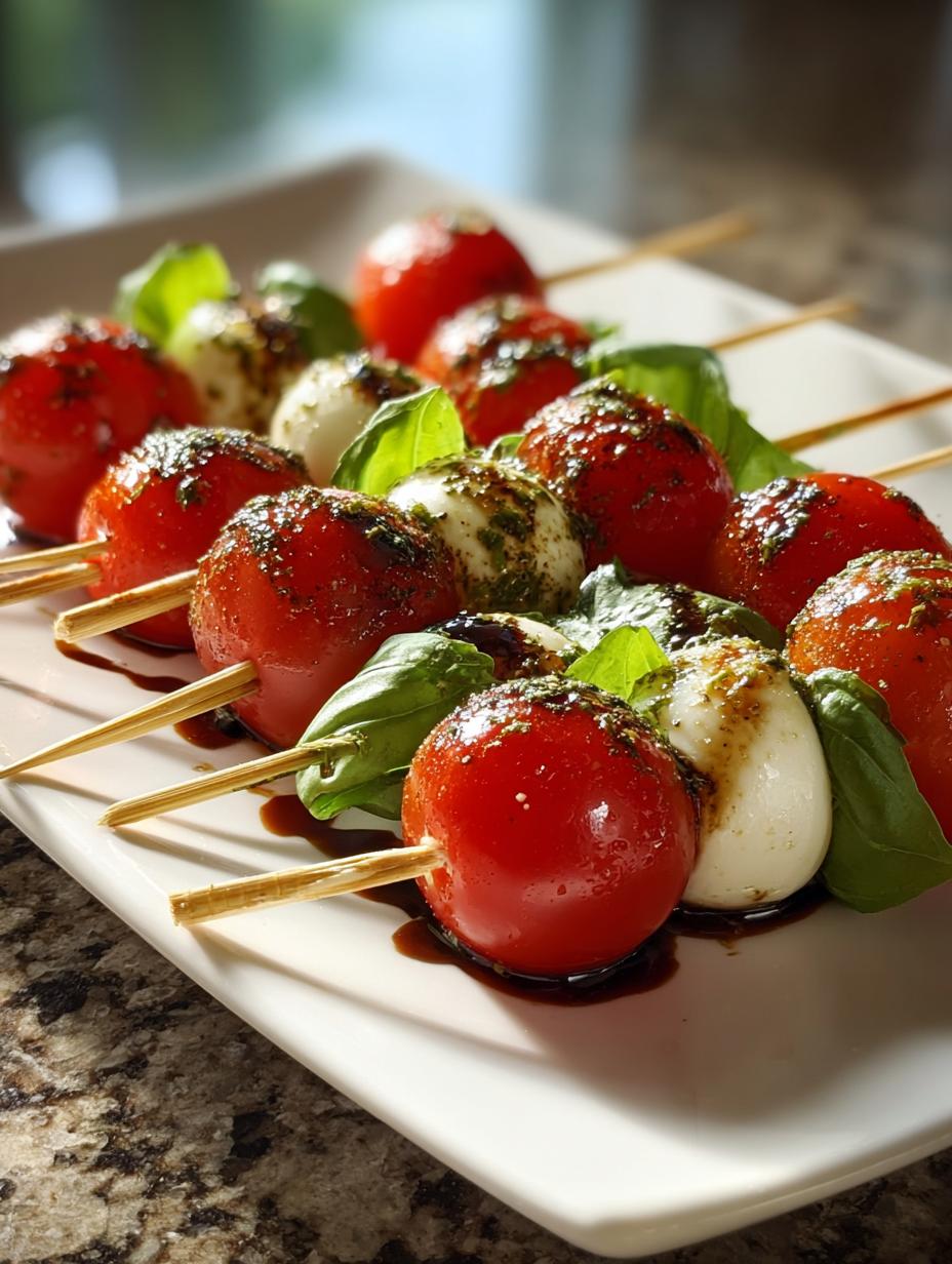 Caprese Skewers: 5 Irresistible Bites for Summer - Caprese Skewers - main visual representation
