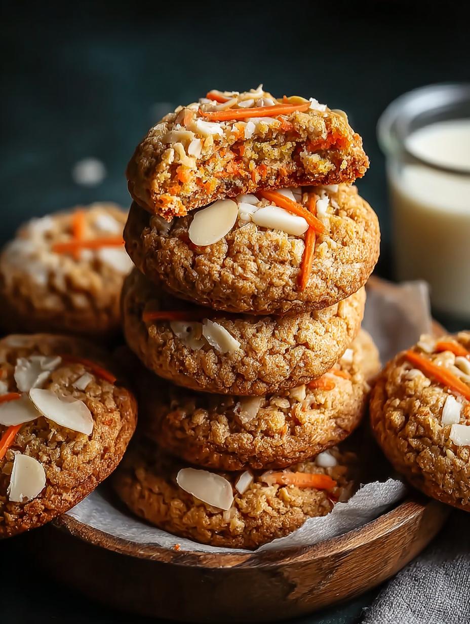 Chewy Carrot Cake Cookies with Cream Cheese Frosting Delight - Carrot Cake Cookies - additional detail