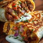Cheesy Potato Burritos with