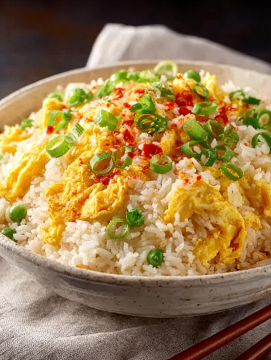 Cheesy Scrambled Egg Fried