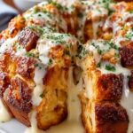 Chicken Alfredo Monkey Bread