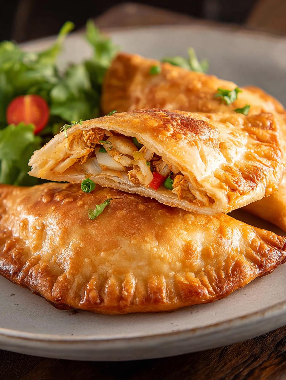 Crispy Chicken Empanadas: 8 Irresistible Bites 4 Crispy Chicken Empanadas: 8 Irresistible Bites - Chicken Empanadas - main visual representation