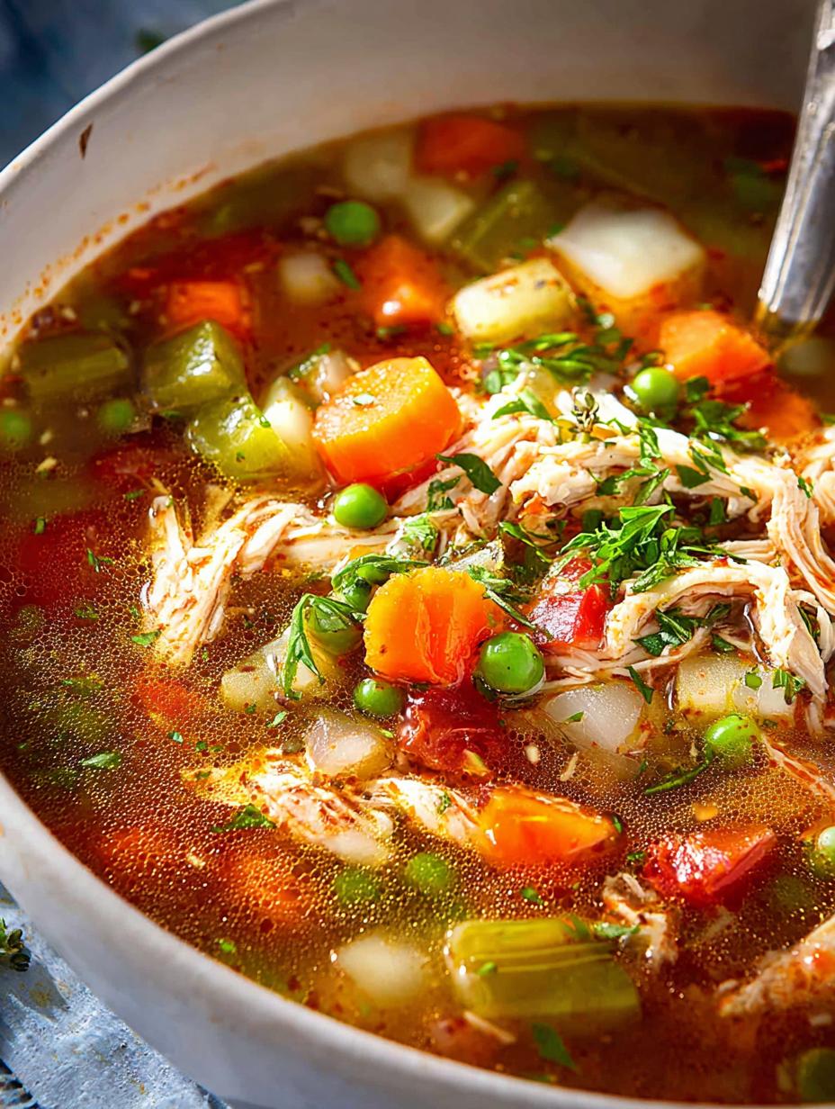 Hearty Chicken Vegetable Soup for Cozy Nights - Chicken Vegetable Soup - main visual representation